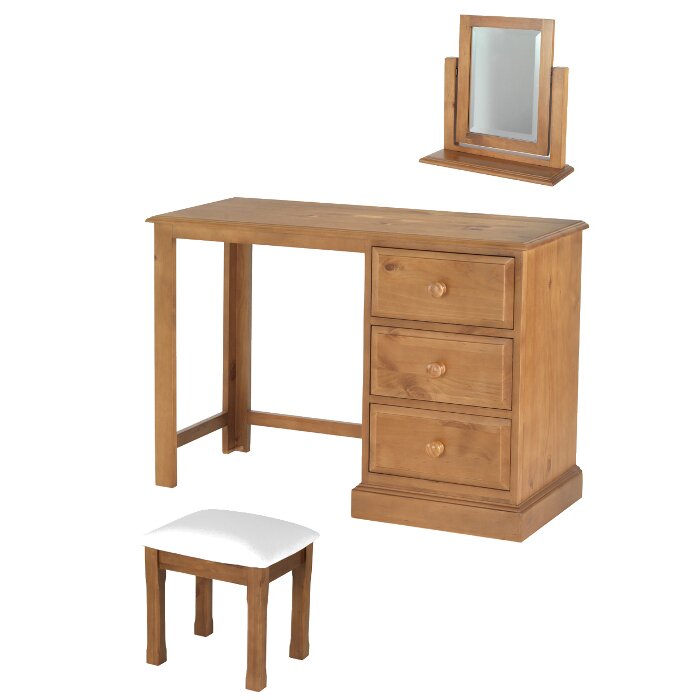 Pine dressing table deals set